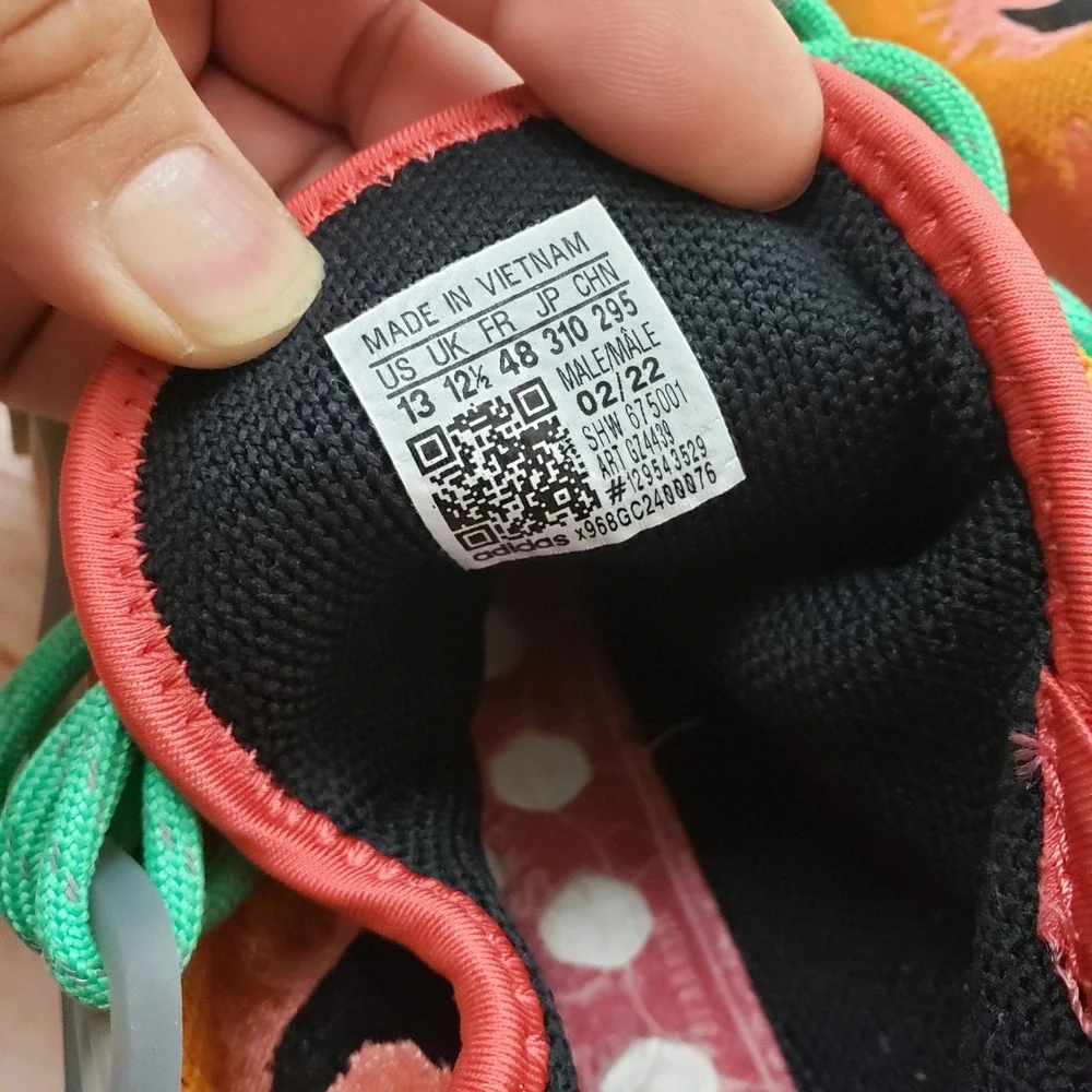 adidas Pharrell Williams‎ Hu NMD Animal Print Mens 13 Orange GZ4439 Z44